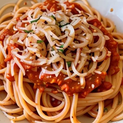 Макароны с томатным соусом